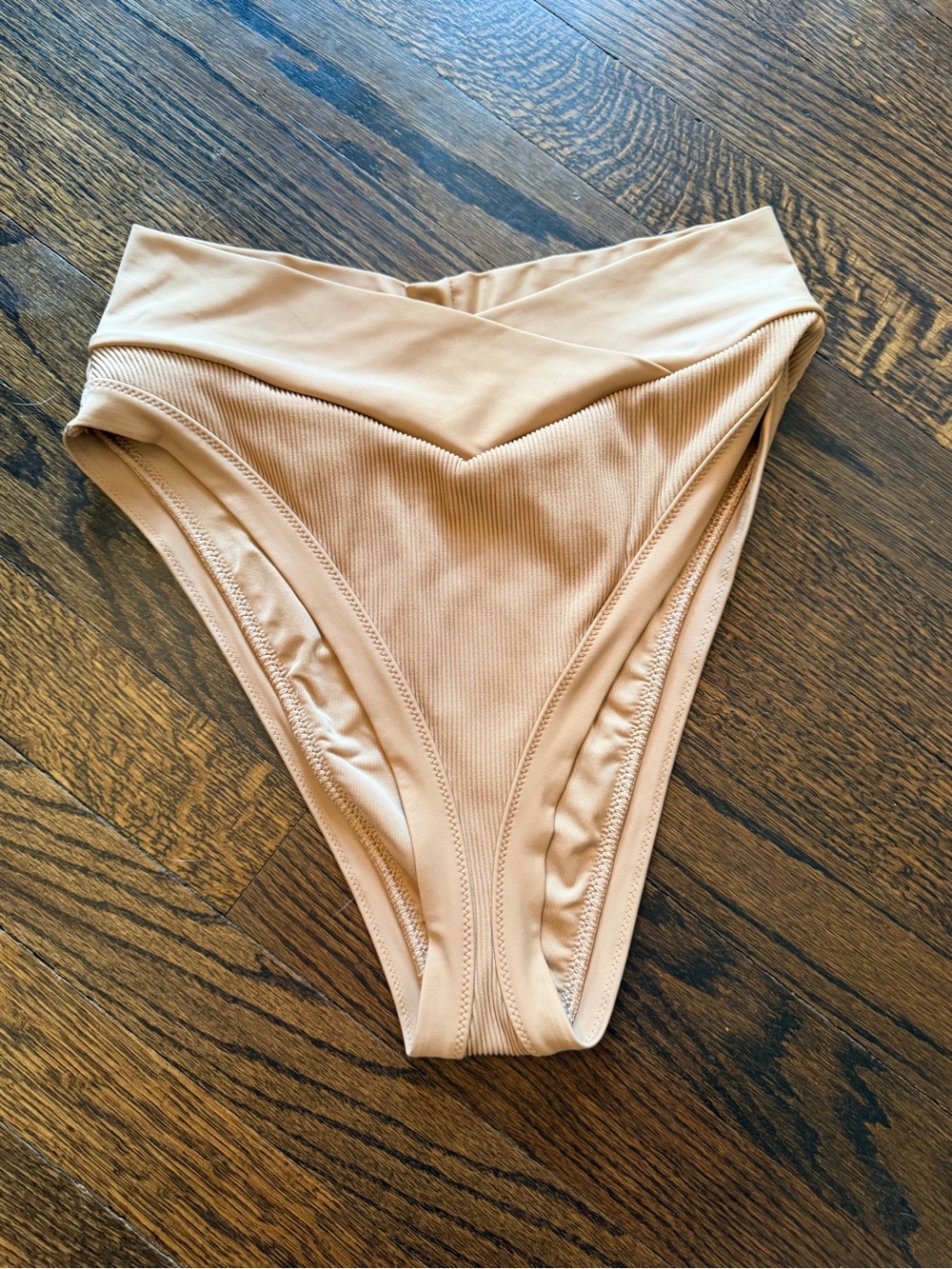 Aerie, High-Waisted Nude Bikini Bottoms